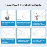 AQUA CREST FF35 Inline Water Filter Replacement