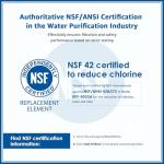 AQUA CREST FF35 Inline Water Filter Replacement