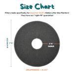 Pet Odor Control Carbon Filters, 4 Pack