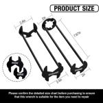 2pcs Multifunctional Basin Wrench Set for Tight Spaces