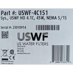 US Water Filters Ultraviolet Light System 15 GPM