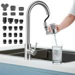 CECEFIN 720 Swivel Faucet Water Filter with Adapters