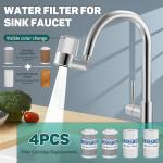 CECEFIN 720 Swivel Faucet Water Filter with Adapters