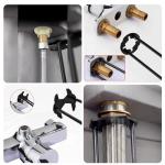 2pcs Multifunctional Basin Wrench Set for Tight Spaces