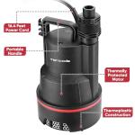 Tenzzola Portable Submersible Water Transfer Pump