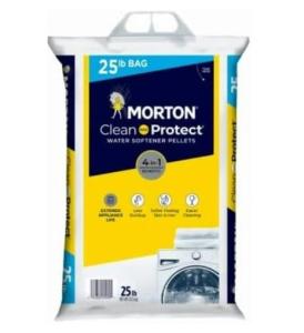 Morton Clean and Protect Salt Pellets, 25 LB
