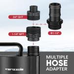Tenzzola Portable Submersible Water Transfer Pump