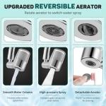 CECEFIN 720 Swivel Faucet Water Filter with Adapters