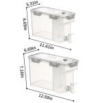 Cold Kettle with Faucet, 3.5L & 6L Set