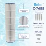 Unicel C-7488 Pool Filter Cartridge 4 Pack