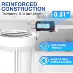 SimPure Inline Whole House Water Filter Housing