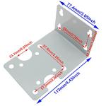 Metal Water Filter Housing Bracket for RO Machines