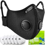 Breathable Reusable Dust Mask with Carbon Filters