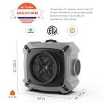 Abestorm Air Scrubber with UV-C Light & Filters