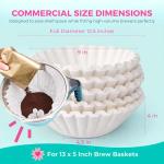 Extra Large Commercial Coffee Filters for BUNN & Fetco