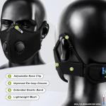 Breathable Reusable Dust Mask with Carbon Filters