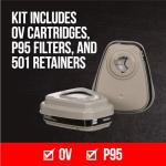 3M P95 Reusable Respirator for Paint Projects