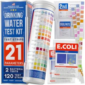 20 in 1 Water Testing Kit with 120 Strips