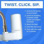 Brita Faucet Mount Water Filter System, Easy Install