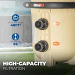 XtremepowerUS 48 sq ft Diatomaceous Earth Pool Filter