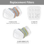 AirGearPro G-500 Reusable Respiratory Mask with Filters