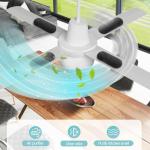 AesoKone 15 Pack Ceiling Fan Charcoal Filters