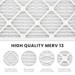 Komashr 14x14x1 MERV 13 Air Filters 2-Pack