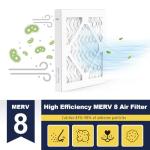 Hearthhub MERV 8 Furnace Air Filters 4 Pack