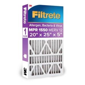 Filtrete 20x25x5 MERV 12 Air Filter Pack