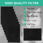 8 Charcoal Filters for Van Ness Litter Boxes