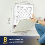 Hearthhub MERV 8 Furnace Air Filters 4 Pack