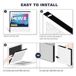 Hearthhub MERV 8 Furnace Air Filters 4 Pack