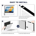 Hearthhub MERV 13 8x8 Air Filters - 4 Pack