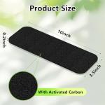 WERPEKA 10-Pack Coconut Carbon Ceiling Fan Filters