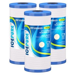 ICEPURE 5 Micron Whole House Water Filter 3-Pack