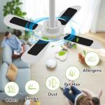 WERPEKA 10-Pack Coconut Carbon Ceiling Fan Filters