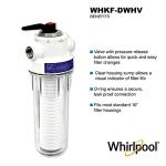 Whirlpool Whole House Water Filtration System