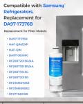 Waterdrop DA97-17376B Samsung® Refrigerator Water Filter 3-Pack
