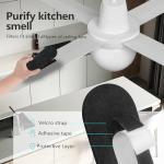 AesoKone 15 Pack Ceiling Fan Charcoal Filters