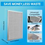 UBeesize Washable Electrostatic Air Filter, MERV 8
