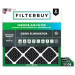 Filterbuy 10x10 Air Filter with Odor Defense