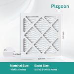 Plzgoon 10x10x1 MERV 8 Pleated Air Filters