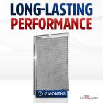 20x30x1 Washable Electrostatic Air Filter, MERV 8