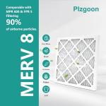 Plzgoon 10x10x1 MERV 8 Pleated Air Filters