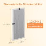 WATTRIP 12x24 Reusable MERV 8 Air Filters