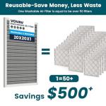 Washable 20x20x1 Electrostatic Air Filter