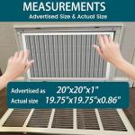 Washable 20x20x1 Electrostatic Air Filter