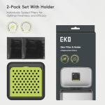 EKO Activated Charcoal Odor Filter Kit - 2-Pack