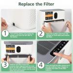 HY4866 Replacement Filter 4-Pack for Air Purifiers