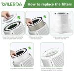 2 Pack HEPA Filters for Afloia Air Purifiers